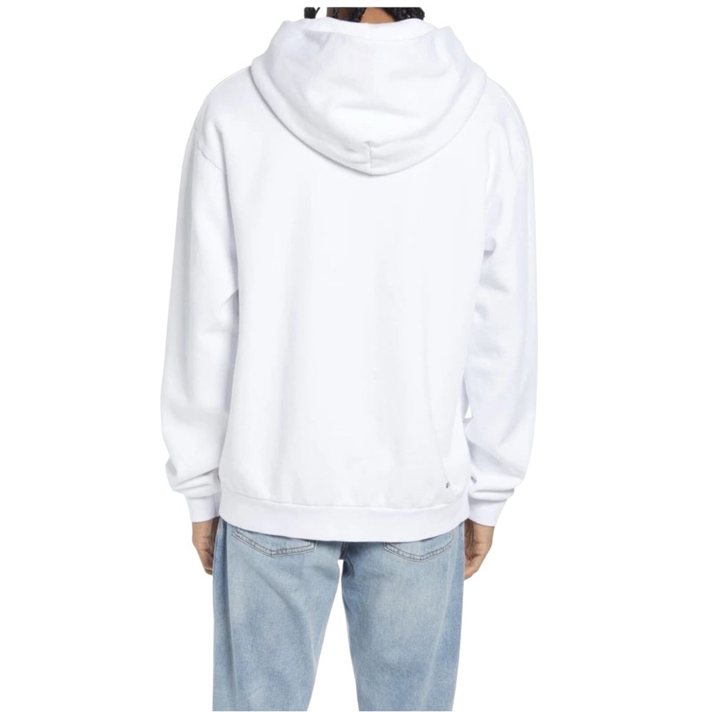 J Balvin x Takashi Murakami Rainbow Flower White Hoodie Size XXL - Picture 2 of 9